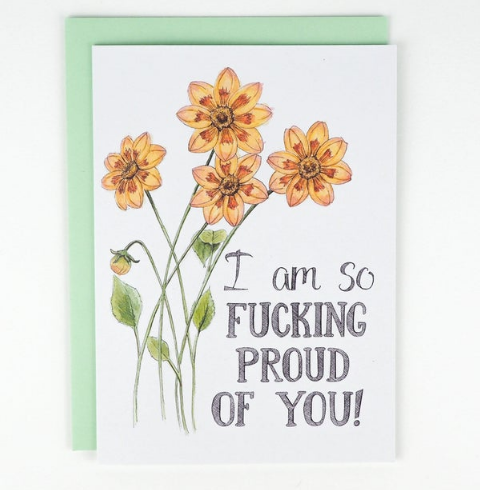 Naughty Floral Cards